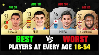 FIFA 22 | BEST/WORST Players at EVERY AGE 16-54! 👀🔥