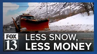 Snow removal costs running well below last season