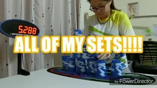 Sport Stacking:All Of My Sets 2017