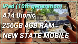 Unboxing New iPad Gen 10 2022 | Test Game PUBG NEW STATE MOBILE Gameplay Test Max Settings