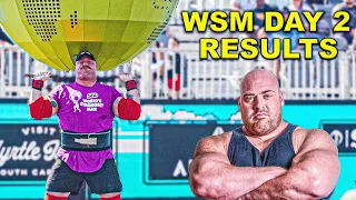 WORLD'S STRONGEST MAN 2024 - DAY 2 RESULTS