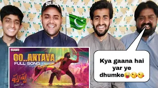 Oo Antavaa Song Pushpa Reaction By Pakistani