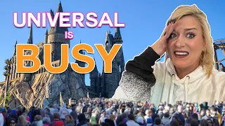 UNIVERSAL STUDIOS CROWDS: Visiting Both Theme Parks During The Busiest Time of Year | Express Pass