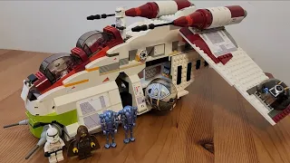 Lego Star Wars Республиканский Ганшип 2002 года! (обзор мега-раритета)