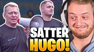 😂🤯REAKTION auf "FRANKFURT ESKALIERT" - Satter HUGO | Trymacs Stream Highlights