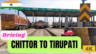 Driving in India Roads | Chittoor to Tirupati Express Highway | NH140 |