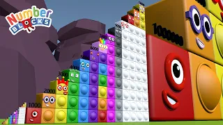 Looking for Numberblocks Puzzle Step Squad 1 to 13,000 to 13,000,000 MILLION BIGGEST Learn to Count!