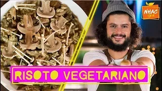 Risoto de cogumelos: aprenda a fazer prato vegetariano IRRESISTÍVEL | Mohamad no Nhac