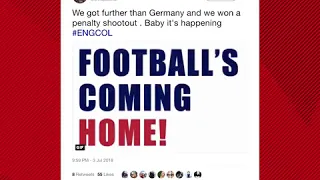 Twitter reacts perfectly to England’s win over Colombia