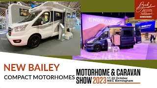 Motorhome & Caravan Show 2023 Pt1 | NEW Bailey COMPACT Motorhomes