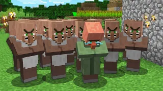 ПОЧЕМУ ЭТОГО ЖИТЕЛЯ ОБИЖАЮТ В МАЙНКРАФТ 100% троллинг ловушка minecraft