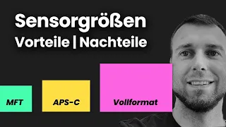 Sensorgrößen vergleich 👉🏻 Vollformat versus APS-C versus MFT | Vorteile & Nachteile