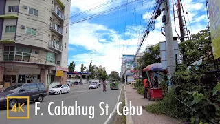 F. Cabahug Street, Cebu, Philippines【4K】