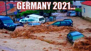 Germany is destroyed! Heavy flooding hit Hagen, Stolberg, North Rhine-Westphalia!