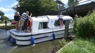 Scrapes and hits aplenty as boaters struggle with a windy day! #boat #river #norfolkbroads