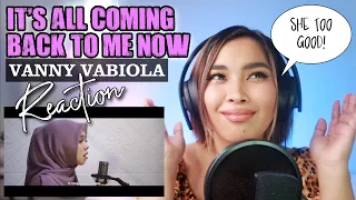 CELINE DION - IT'S ALL COMING BACK TO ME NOW COVER BY VANNY VABIOLA REACTION | Filipina Reaction