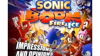 Sonic Boom: Fire and Ice Trailer - Impressions and Opinions