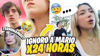 IGNORANDO A MARIO POR 24 HORAS 😨 | Hermanas JM