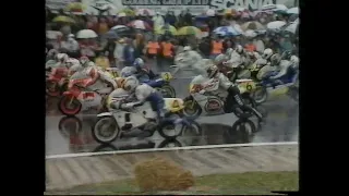 MotoGP - British 500cc GP - Silverstone 1986 - Local TV News Report.