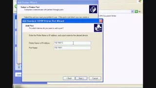 Setup Network Printer on Windows XP