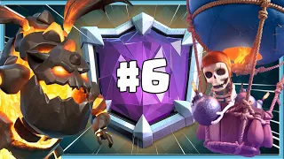 🔥 LAVALOON ALIVE? TOP-6 IN THE WORLD WITH LAVA BALLOON DECK / Clash Royale