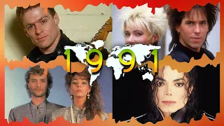 United World Chart Number Ones of 1991