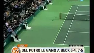 Visión Siete: Del Potro ganó en Rotterdam