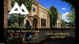 April 20, 2021 City Council Regular Meeting