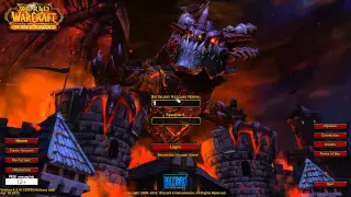 World of Warcraft Cataclysm Login Screen - HD 60fps