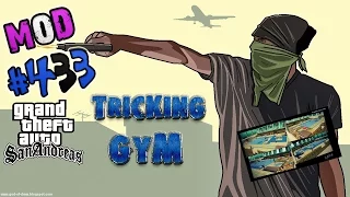 Обзор модов GTA San Andreas #433 - Гимнастический зал / Tricking gym