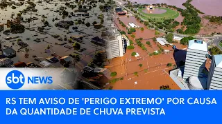 🔴Brasil Agora: AO VIVO! RS tem aviso de 'perigo extremo' por causa da quantidade de chuva prevista