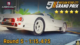 Asphalt 9 | Nissan R390 GT1 | MAXED | Grand Prix Round 5 | 1:15.475