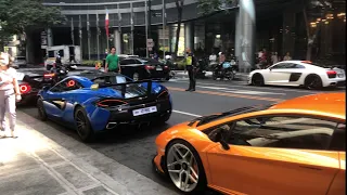 Lamborghini Aventador SVJ *Insane Sound* and more | Bonifacio Global City Philippines.