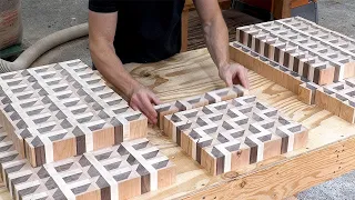 Amazing Woodworking Project Using Satisfying Techniques