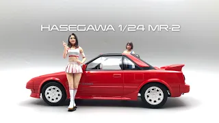 HASEGAWA 1/24  TOYOTA MR2 (AW11) FULL BUILD