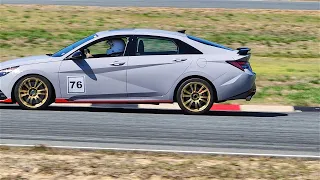 Elantra N at Dominoin Raceway