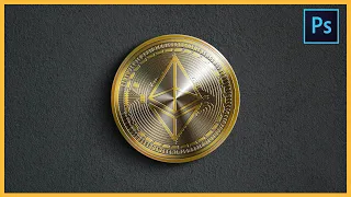 [ Photoshop Tutorial ] How To Create ETHEREUM COIN in Photoshop CC 2022
