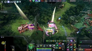 [Dota 2] Squirrel World RPG , Unreal Difficulty Win. Team play of 5 Part 1.