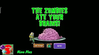 game over Plants Vs. Zombies - Big Wave Beach Day 13-14 || pvz 2 animation gameplay