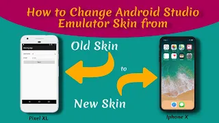 How to change Android Studio Emulator Skins from pixel to iphone X. #khoobcoding