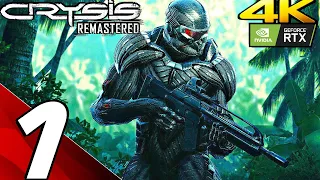 CRYSIS REMASTERED Gameplay Walkthrough PART 1 (4K 60FPS) PC/PS5/Series X (Ray Tracing)