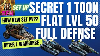 SECRET  NEW SET PVP  WAR COMMANDER  L WARHORSE 1 TOON FLAT FULL 50 SECOND NOT FULL LOSE b4 SKIRMISH