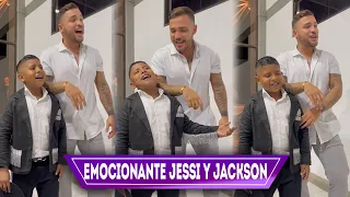 "Increíble el Futuro de este Niño" Jessi Uribe Halaga a Jackson Barreto, Cantaron Juntos y Bailaron