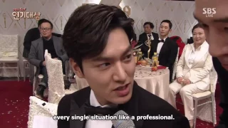 [ENG sub - Lee Min Ho cut] 2016 SBS Drama Awards part 2