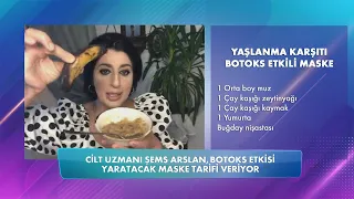 Şems Arslan'dan yüz ve dudaklar için botoks etkili organik tarif! Balçiçek ile Dr. Cankurtaran