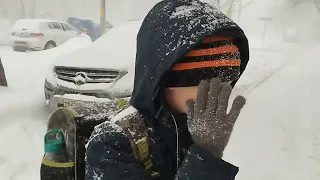 Влог январь: находка сына, домик для Рыжика, замело, потеряли справку в школе, чайник для продажи.