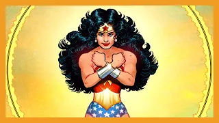 coloring George Perez's Wonder Woman