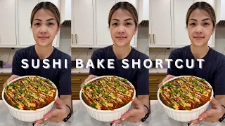 Not the best way to eat a sushi bake | Sushi bake short cut