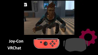 How to play VRChat in Virtual Reality with Nintendo Joy-Cons emulating Vive Controllers in SteamVR