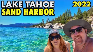 LAKE TAHOE - The Ultimate Beach Day at Sand Harbor! + Our Secret Cove & How to Find it! Summer 2022